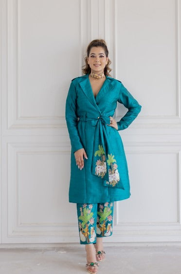 Hand painted blazer set