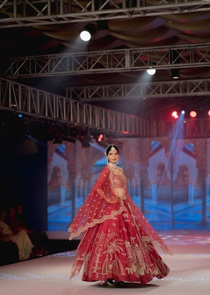 Jumeirah bridal lehenga