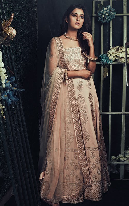 Angelic Peach Lehenga