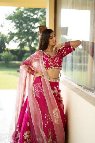 Marine lehenga