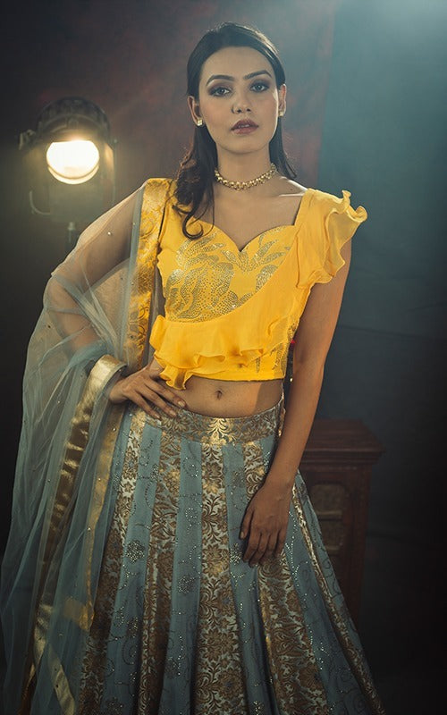 Kinkhwab Lehenga