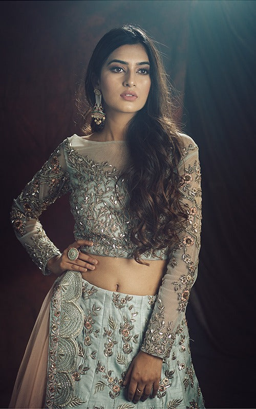 The Blue Lagoon Lehenga